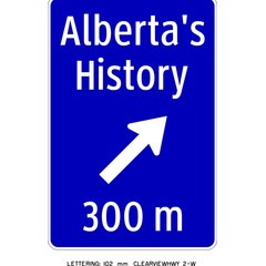 This Area Reserved For Oversize Vehicles sign (IC-256)