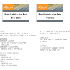 Trial Project sign (ID-227B)