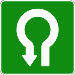 Cul-De-Sac sign (ID-31)