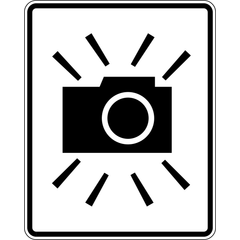 Photo Enforced sign (ID-33)