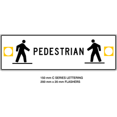 Pedestrian Crossing sign (RA-102)