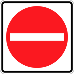 Do Not Enter sign (RB-23)