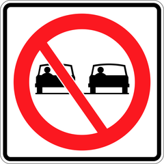 Do Not Pass sign (RB-31)