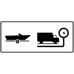 Watercraft/Vehicle Inspection Station sign (RB-78B)