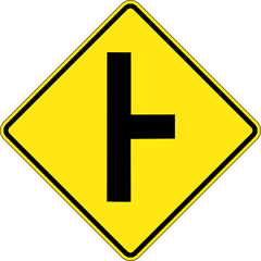 Concealed Road (Right) sign (WA-13-R)