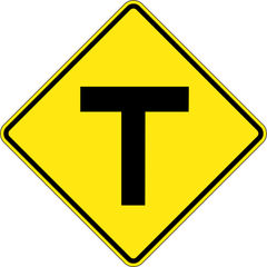 "T" Intersection sign (WA-14)