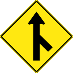 Merge From Right sign (WA-16-R)