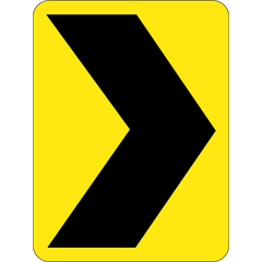 Chevron Alignment sign (WA-9)