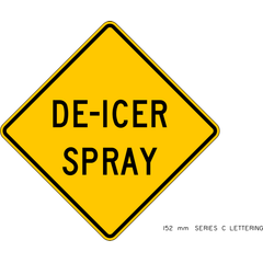De-Icer Spray sign (WC-118)