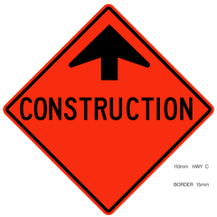 Construction Ahead sign (WD-101)