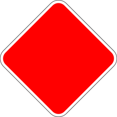 Temporary Hazard Marker sign (WD-152)